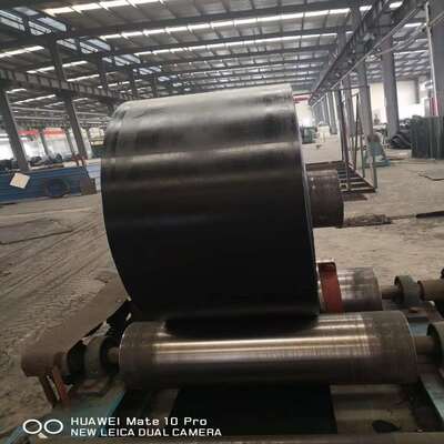EP150 Durable Quality Heat Resistant Rubber Conveyor Belt For Bulk Material Conveyor System