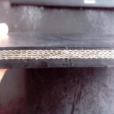 8MPa - 25MPa Heat Resistant Rubber Conveyor Belt Black Bulk Conveyor Belt