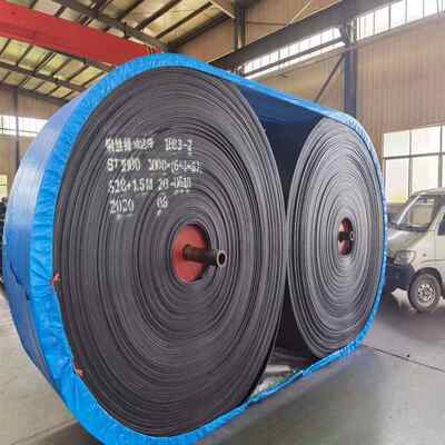 Industrial Steel Cord Rubber Conveyor Belt Flexible Conveyor Belt For Material Handling