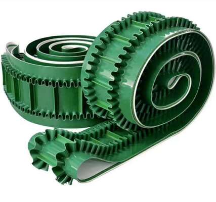Food Grade Green Conveyor Belt Abrasion Resistant Conveyor Belt Customized