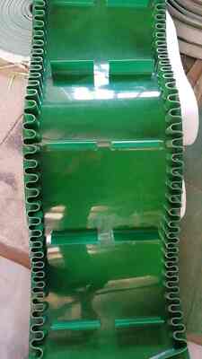Flat Surface PVC PU Conveyor Belt 100mm - 2800mm Width Corrugated Belt
