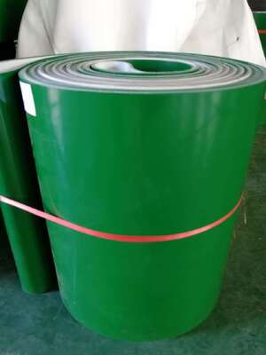 Food Grade Green Conveyor Belt Abrasion Resistant Conveyor Belt Customized
