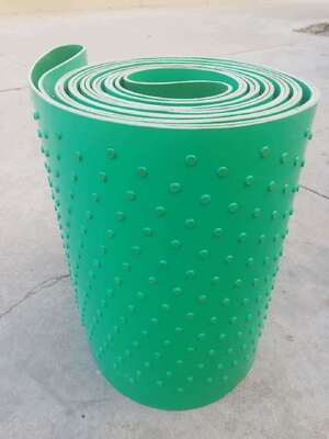 OEM Food Grade Green PVC PU Conveyor Belt Abrasion Resistant Conveyor Belt