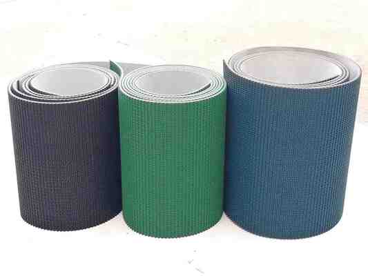 Customized PVC PU Conveyor Belt Green White Smooth Conveyor Belt For Light Duty Industry