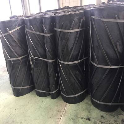 Flexible Herringbone Conveyor Belt Durable Industrial Conveyor Belt Black