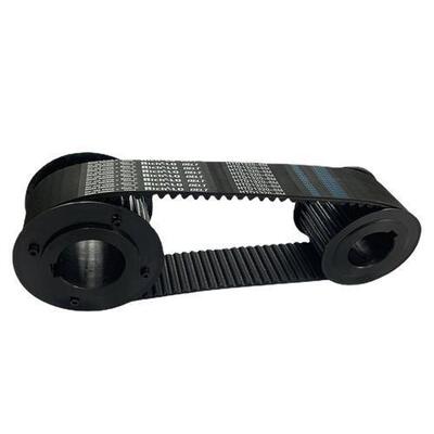 Customized OEM Timing Belt Black White Red Synchronous V Belt