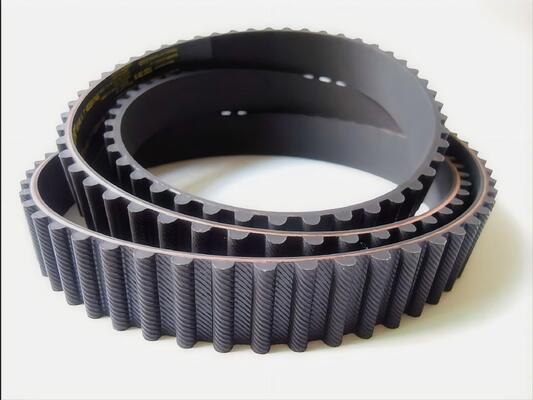 Customized OEM Timing Belt Black White Red Synchronous V Belt