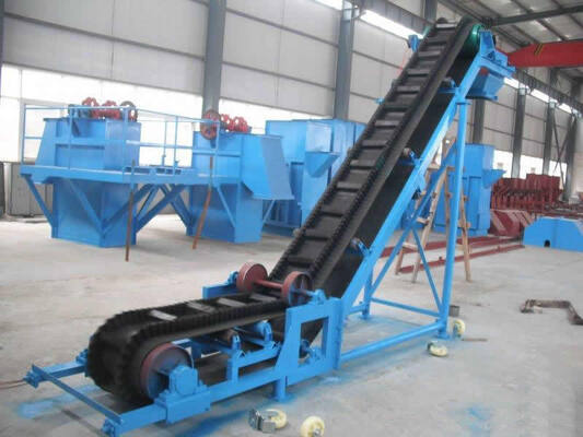 Customizable Corrugated Belt Conveyor Adjustable Speed Bulk Material Belt Conveyors