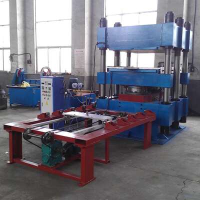 PLC Control Silicone Rubber Molding Machine 25Ton - 1100Ton Rubber Conveyor Belt Vulcanizing Machine