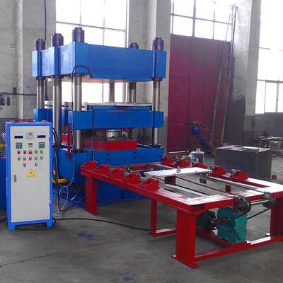 PLC Control Silicone Rubber Molding Machine 25Ton - 1100Ton Rubber Conveyor Belt Vulcanizing Machine
