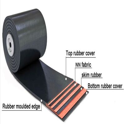 High Temperature Resistant SBR EPDM Rubber Conveyor Belt For Cement Coal Conveyor System