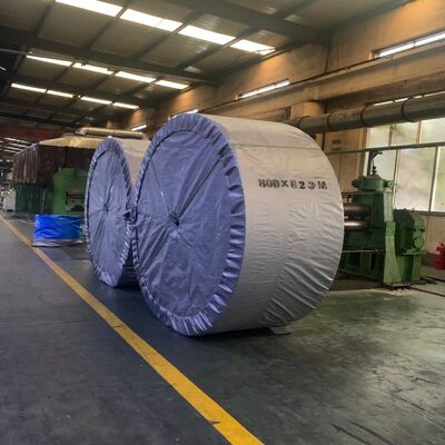Durable Heat Resistant Rubber Conveyor Belt 8MPa - 25MPa High Temp Conveyor Belt