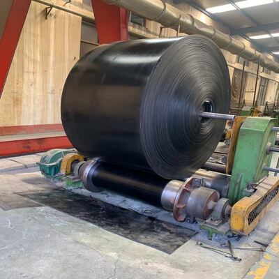 EP150 Durable Quality Heat Resistant Rubber Conveyor Belt For Bulk Material Conveyor System