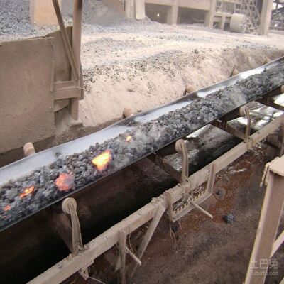 Black Heat Resistant Conveyor Belts Durable EP Conveyor Belt For Mining Coal Industries