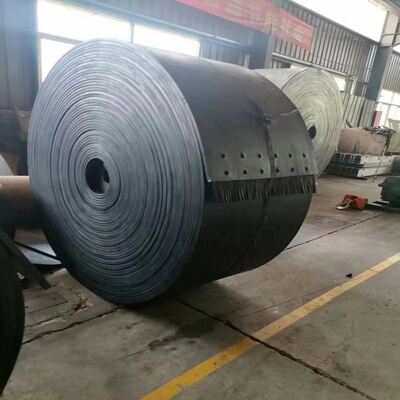 Black Steel Cord Rubber Conveyor Belt High Strength Coal Mining Conveyor Belt Black