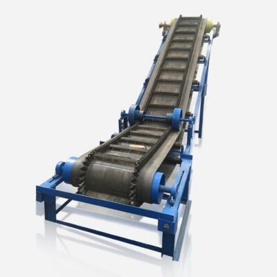 PVC Corrugated Sidewall Conveyor Belt Belt For Angle Bulk Material Conveyor System
