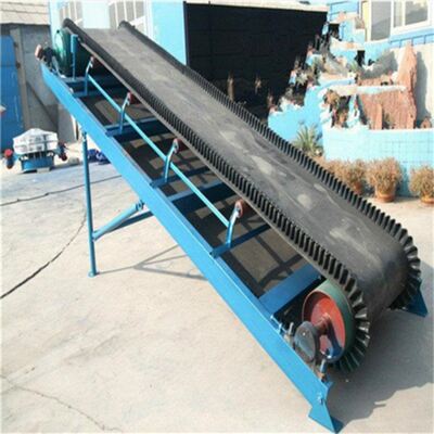 Customizable Anti Slip Adjustable Speed Corrugated Belt Conveyor For Bulk Material Handling