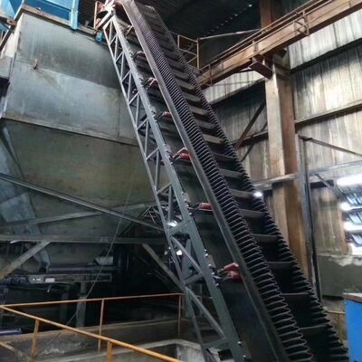 Belt Width Customized Skirt Rubber Conveyor Belt Suitable For Heavy Duty Bulk Material Handling