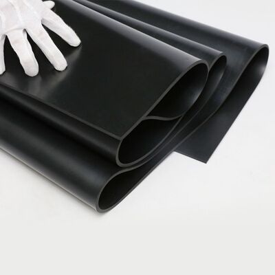 OEM High Density Rubber Sheet Smooth Black Rubber Sheet For Machinery Protection