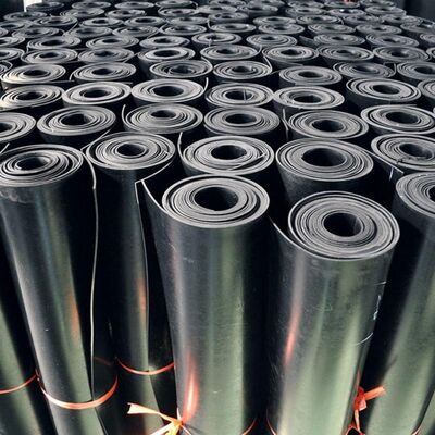 OEM High Density Rubber Sheet Smooth Black Rubber Sheet 6Mpa - 25Mpa For Machinery Protection
