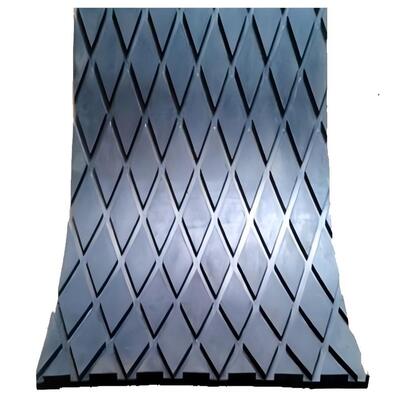 Black Rubber Pulley Lagging 100mm - 2000mm Width Diamond Pulley Lagging