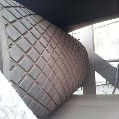 Black Rubber Pulley Lagging 100mm - 2000mm Width Diamond Pulley Lagging