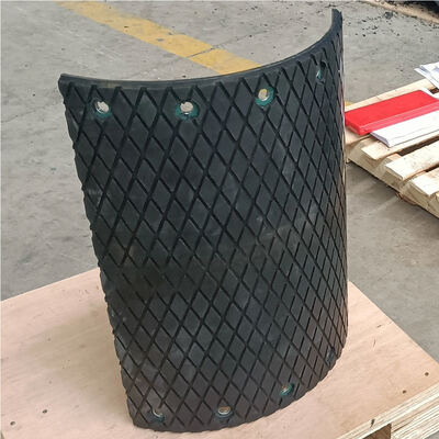 Wear Resistant Conveyor Roller Lagging Black Conveyor Pulley Lagging Customized