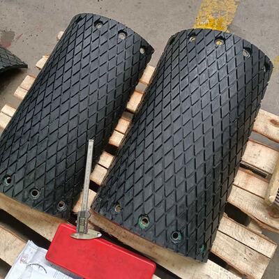 Wear Resistant Conveyor Roller Lagging Black Conveyor Pulley Lagging Customized