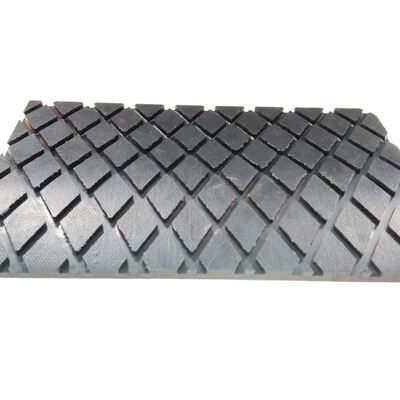 Black Rubber Pulley Lagging 100mm - 2000mm Width Diamond Pulley Lagging