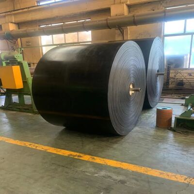 Mining Conveyor Belts Bucket Black Rubber Conveyor Belt For Heavy Loads