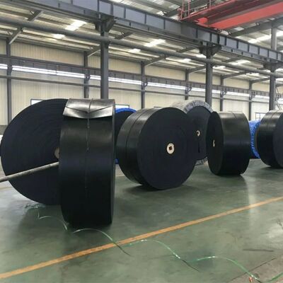 Heat Resistant Nylon Fabric Conveyor Belt Customized Width EP Fabric Conveyor Belt