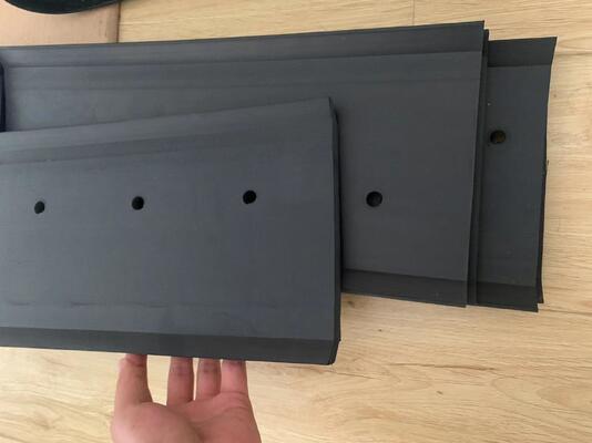 Durable Quality Rubber Scraper Black Rubber Pad For Conveyor System